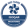 Accredited to ISO14001:2015 certificate number 4536-EMS-001